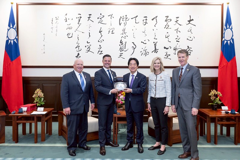 President Lai meets delegation led by US House RSC National Security Task Force Chairman Zach Nunn