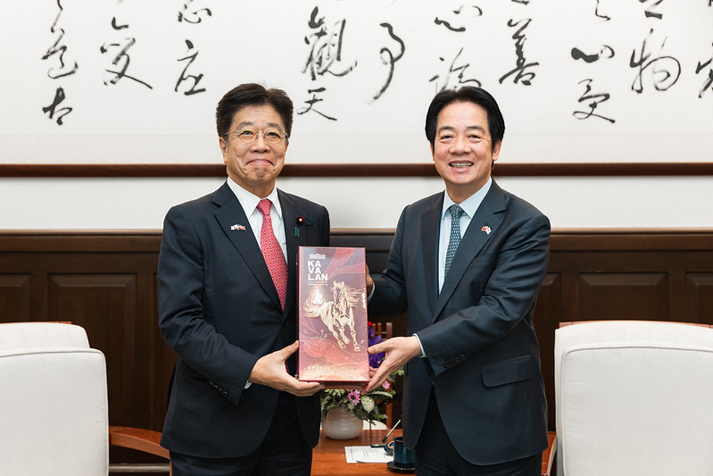 頼清徳総統、日本の加藤勝信衆議院議員らと台日関係の深化について意見交換