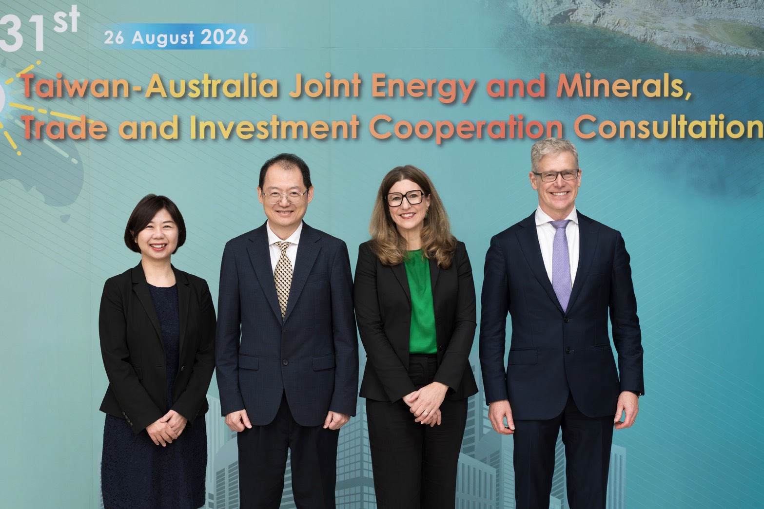 The 31st Taiwan-Australia Joint Energy and Minerals, Trade and Investment Cooperation Consultations Held in Taipei; Australia and Taiwan Jointly Respond to Global Energy Shifts