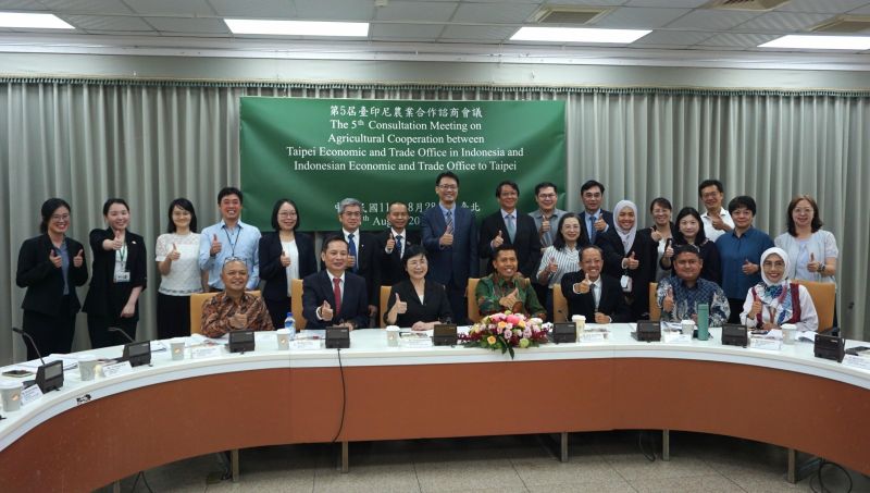 台湾とインドネシアが第5回農業協力協議会、農業技術と産業協力の深化で一致