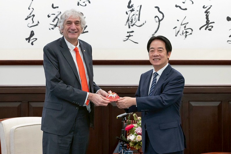 總統接見諾貝爾物理學獎得主馬汀尼斯博士　感謝協助推進臺灣量子科技發展　盼持續強化國際合作