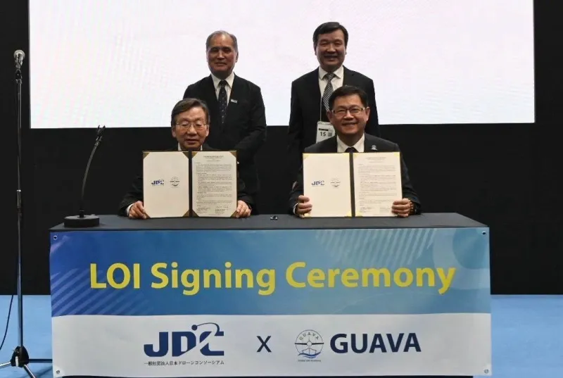 外交部の「無人機国際学院」（Global UAV Academy, GUAVA）は、日本ドローンコンソーシアムと協力意向書（LOI）に署名した。