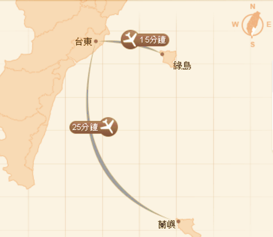 臺東縣航空地理位置圖1