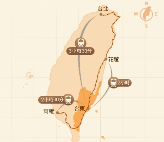 臺東縣航空地理位置圖3