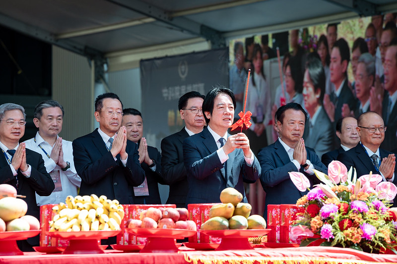 賴清德總統今(28)日上午前往嘉義主持「國家中山科學研究院民雄航太暨無人機產業園區開工動土及民雄院區啟用典禮」