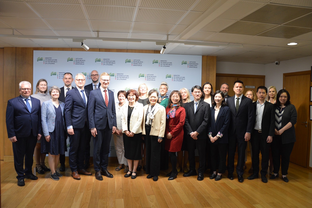 臺灣與立陶宛農業貿易合作持續深化，聚焦永續農業最佳模式